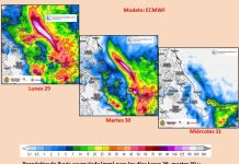 Lluvias más fuertes serán en Los Tuxtlas y en el sur del estado