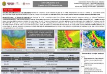 Emiten Alerta Gris por lluvias intensas y evento de Norte