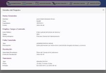 Sistema Nacional de Servidores Públicos Sancionados aún registra a Joana Marlen como inhabilitada