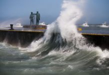 Se esperan rachas de hasta 105 kilómetros por hora por «norte» que entrará el domingo por la tarde-noche pero que se intensificará el lunes
