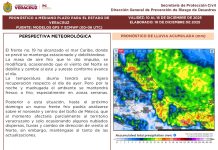 Hasta el próximo domingo se registraría otro frente frío que afectaría parcialmente al territorio veracruzano