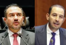 VIDEO / Marko Cortés se lanza otra vez contra Chiqui Yunes en sesión del Senado y le vuelve a decir «¡traidor!»