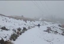 Pronostica PC nevadas o caída de agua nieve la noche de este domingo en partes altas del Cofre de Perote y Pico de Orizaba