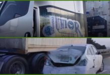 En intento de asalto, balean tráiler con logotipo de «Junior Klan», en la autopista Perote-Cantona; grupo musical aclara que unidad no es suya