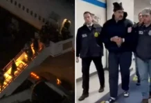 VIDEO / Con una sonrisa y deseando “feliz año nuevo”, llegó Maduro a oficinas de la DEA en Nueva York