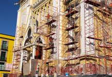 Nahle mandó cambiar el color de la Catedral Metropolitana de Xalapa; gobernadora pondrá a consenso el color