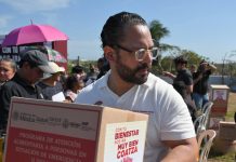 Ovacionan a Pedro Miguel Rosaldo; entrega en su arranque de gobierno más de 5 mil despensas