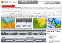 Emiten Alerta Gris por frente frío #30; se prevén rachas de hasta 105 km/hora el lunes