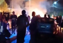 Intentan linchar a presunto ladrón en Pacho Viejo; prenden fuego a las pertenencias del supuesto delincuente