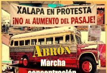 Colectivos convocan a marcha el próximo sábado para protestar por el aumento al pasaje en Xalapa