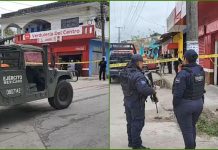 Agreden a balazos verdulería en Papantla; resulta herida una empleada del establecimiento