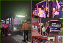 VIDEO / Agentes de Tránsito y Transporte Público realizan operativo para frenar aumento al pasaje en la zona Veracruz-Boca del Río