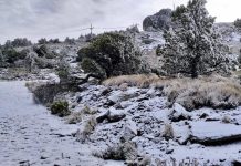 Emiten alerta gris por frente frío #27 que provocará nevadas en Perote y Pico de Orizaba y lluvias entre el domingo y lunes