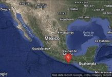 Se registra sismo de 5.7 grados en Puerto Escondido; se sintió en Xalapa