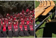 VIDEO / Así se derrumbó templete durante foto de generación en la Ibero; hay 33 lesionados