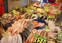 SEMANA DE INICIO DE LA CUARESMA; PESCADOS Y MARISCOS POR LAS NUBES